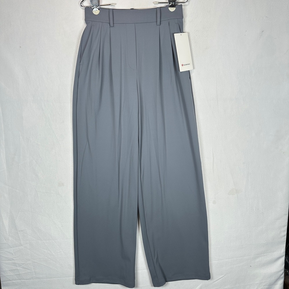 NWOT Lululemon Daydrift High-Rise Trouser Womens Small Regular Grey LW5HKNS